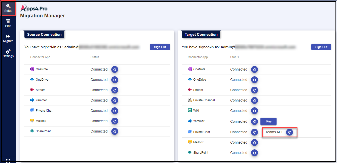 Teams API Configure