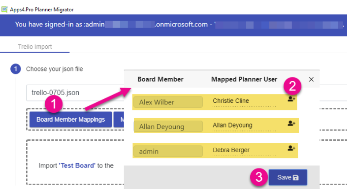 apps4pro-trello-planner-migrator-map-trello-users-with-planner-users