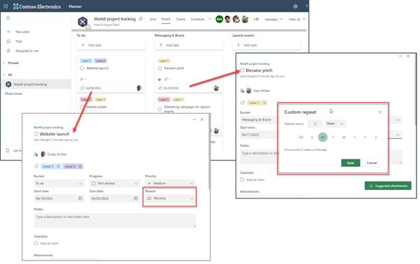 Repeat property view in Source Tenant