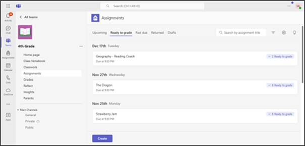 Microsoft Education Teams Assignment in the source tenant