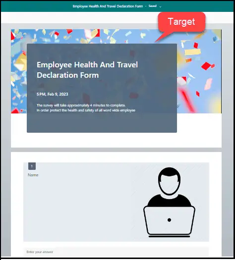 After migration, compare Microsoft Forms questions between Source and Target environment